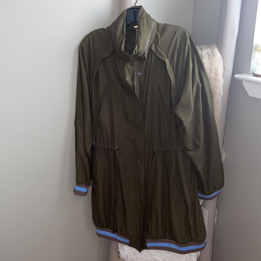 Free People Wild Sage Windbreaker NWT sz Small $148 - Picture 10 of 15
